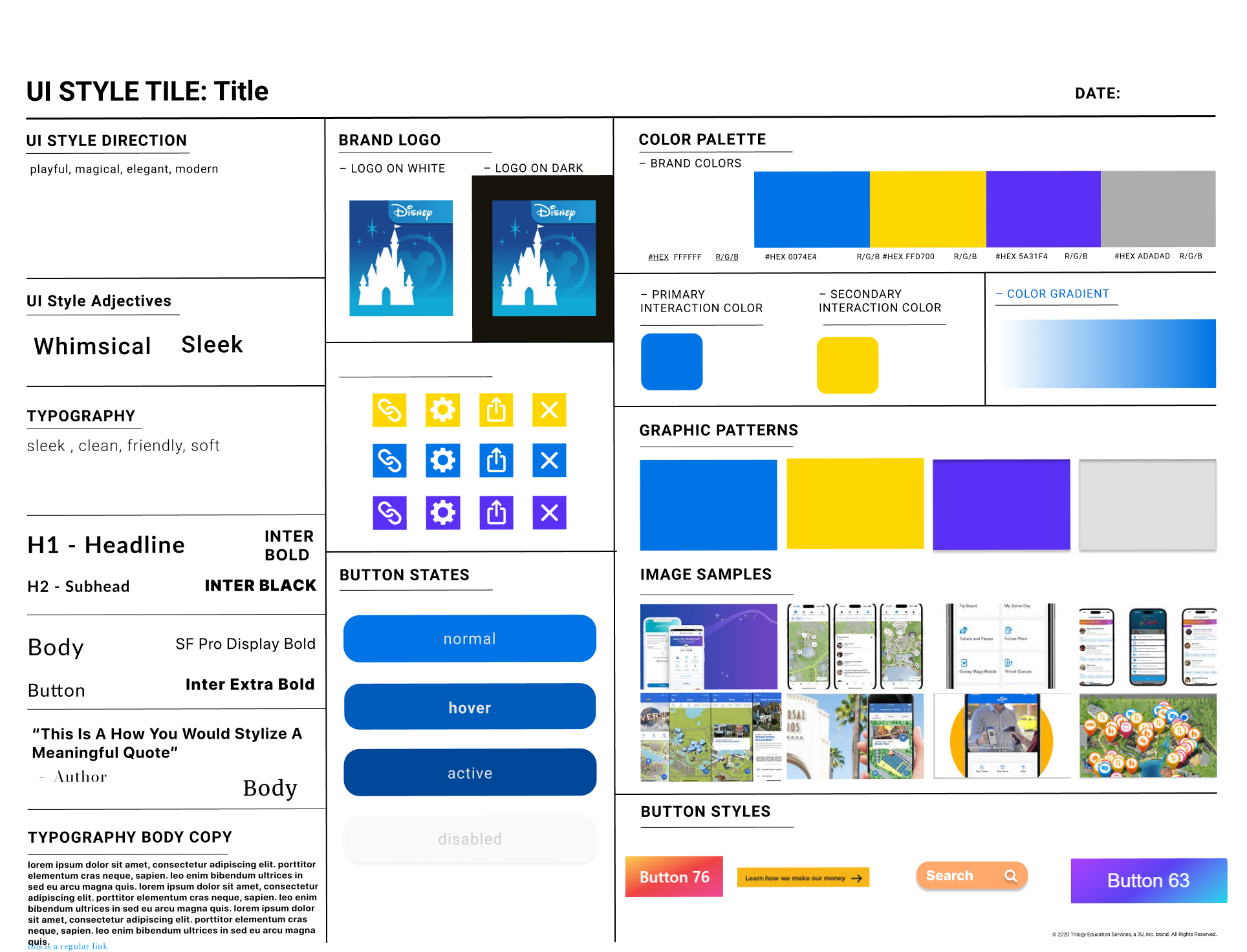 UI Style Guide